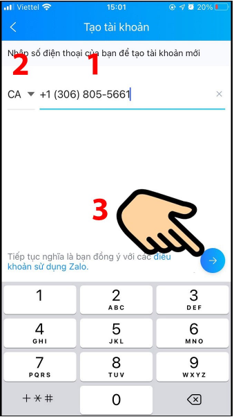 Cách đăng ký Zalo không cần số điện thoại đơn giản 5
