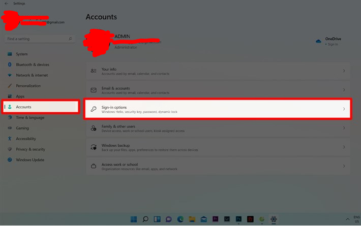Cách đặt mật khẩu cho máy tính Windows 11 1