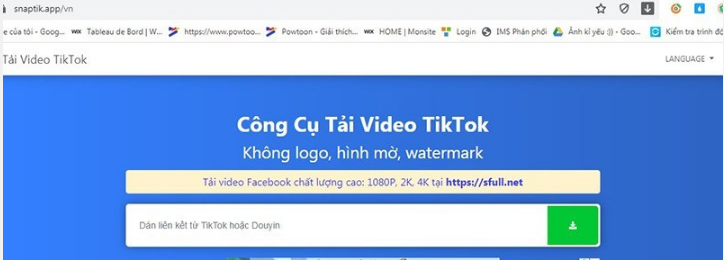 Cách tải video trên TikTok không bị dính Logo bằng Máy Tính
