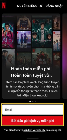 Cách xem Netflix miễn phí trên điện thoại Android 1
