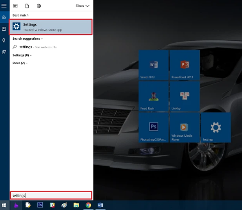 Tắt chế độ chờ màn hình Windows 10 trong menu cài đặt