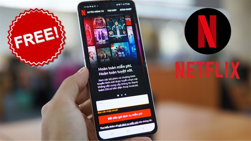 Cách xem Netflix miễn phí trên điện thoại Android cực đơn giản