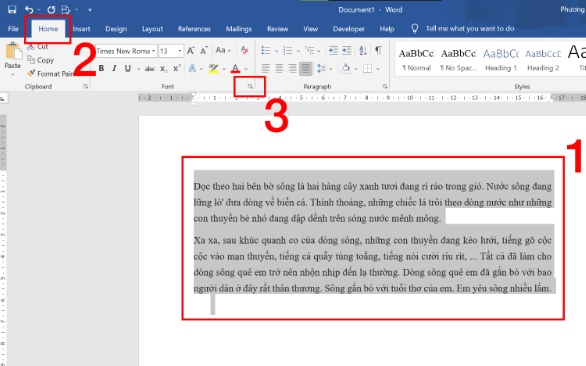 Cách ẩn, hiện đoạn văn bản trong Microsoft Word 2