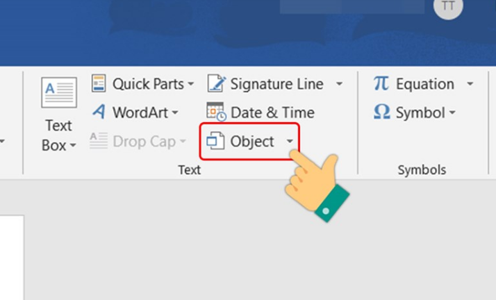 Cách đính kèm file trong Word định dạng Word, Excel, PowerPoint 1