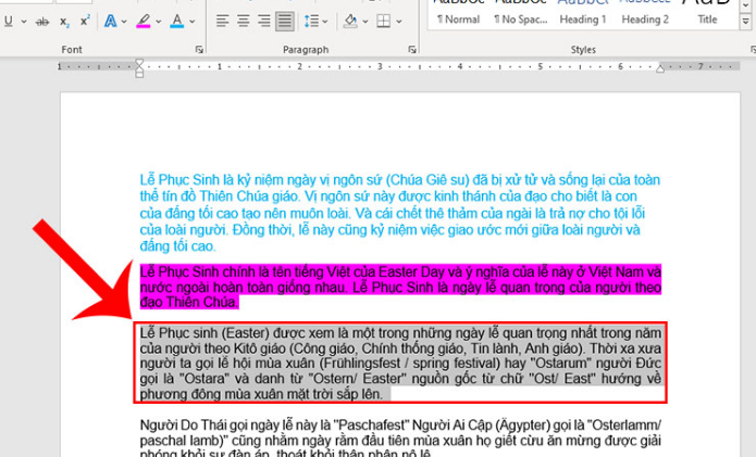 Hướng dẫn cách thay đổi màu chữ trong Microsoft Word 4