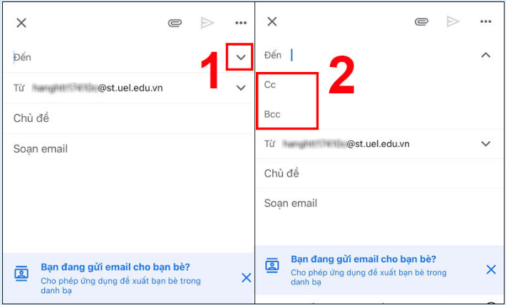 Hướng dẫn cách gửi email Cc, Bcc vô cùng đơn giản 2